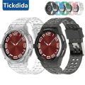 Strap for Samsung Galaxy Watch 6 Classic 47mm 43mm Case Silicone Sport Bracelet Correa for Galaxy Watch 6 Smart Watch Band.