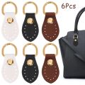 6Pcs Purse Strap Mount Hook for Handbag Sew on Leather Buckle Bag Side D-Ring Clips Replacement Clasp for DIY Bag Shoulder. 