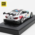 CCA MSZ 1:43 BMW M4 DTM Lamborghini Maserati McLaren Land Rover Guard Benz Car Model With Helmet Acrylic Box Alloy Car Toy. 