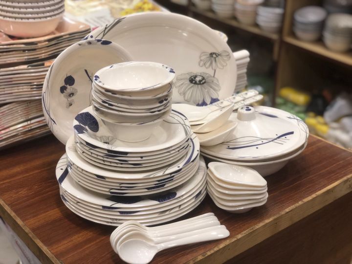 Melamine Dinner Set Double Glaze Quality