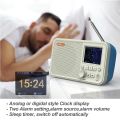 C10 Radio 2.4 inch LCD Screen Alarm Clock Radio DAB DAB+ FM BT MP3 Player Portable Radio Broadcasting Radio Supports TF Card. 