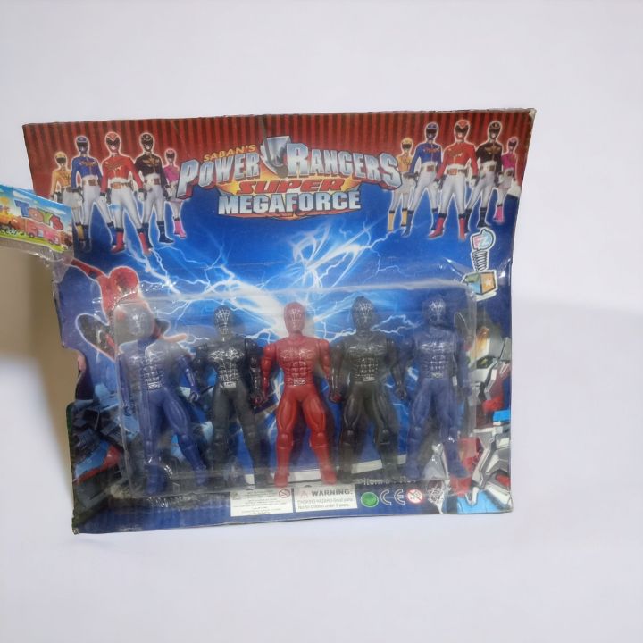 5pcs Power Rangers Robot Toy/Power Rangers Robot Figure ..