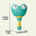 Kids Flying Saucer Disc Launcher Frog Catapult Flying Toys Pull String UFO Throw Catch Outdoor Sport Children's Day Boys.