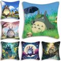Cute Cartoon T-TOTOROS Pillowcase Home Decorations Decorative Sofa Cushions Cover for Sofa Living Room Decoration Anime Pillow.