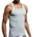 Men's Square Cut Tank Tops G-Unit Cotton Ribbed Casual Undershirts Muscle Tank Shirts Sleeveless Comfort Stretch Workout Vest.