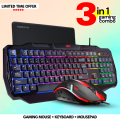 FunBug Waterproof RGB Gaming Keyboard in Mechanical Feeling   Backlight Gaming Key Board in Low Price for Pubg Mobile Laptop PC Computer Game - Black Color. 