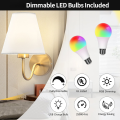 Retro Rechargable Wall Lamp LED RGB Bulb Removable Wireless Wall Light For Bedroom Corridor Hallway Luminaire Bedside Lighting. 