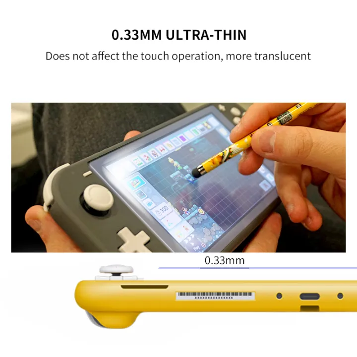 DATA%20FROG%20Tempered%20Glass%20Screen%20Protector%20Compatible%20Switch%20Lite%20Transparent%20HD%20Clear%20Screen%20Protector%20for%20Switch%20Lite%20-%20Image%205