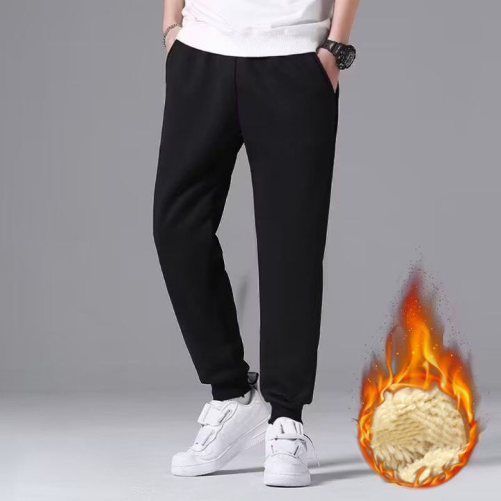 Men%20Autumn%20and%20Winter%20Sweat%20Pants%20Plush%20Thickening%20Casual%20Trouser%20Warm%20Pant%20Plus%20Size%20Men's%20Mid%20Waist%20Fashion%20Sweatpant%20Black%20-%20Image%207