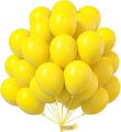 matt balloons yellow 10" (10) pcs sets helium quality. 
