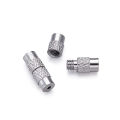 20pcs Brass Column Screw Clasps Barrel Screw Clasp for Bracelet Necklace Jewelry Making Findings 4x12mm. 
