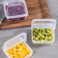 1pc Plastic Refrigerator Storage Cheese Box, Cheese Container, Butter Block Cheese Slice Storage Box.