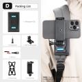 Vamson for Insta360 X3 Accessories 360 Degree Rotary Backpack Clip Clamp Mount for Insta360 One X2  Action 3 2 Go Pro Camera. 