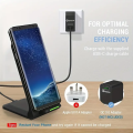 15W Fast Charging Dual Coil wirelessCharger & Phone Stand |Compatible with iPhone 17-11series,S23/S22/S21/S20 series.