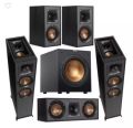 Klipsch Reference Atmos 5.1.2 (R-625FA,R-52C,R-41M, R-12SW) Home Theater Pack Black Textured. 