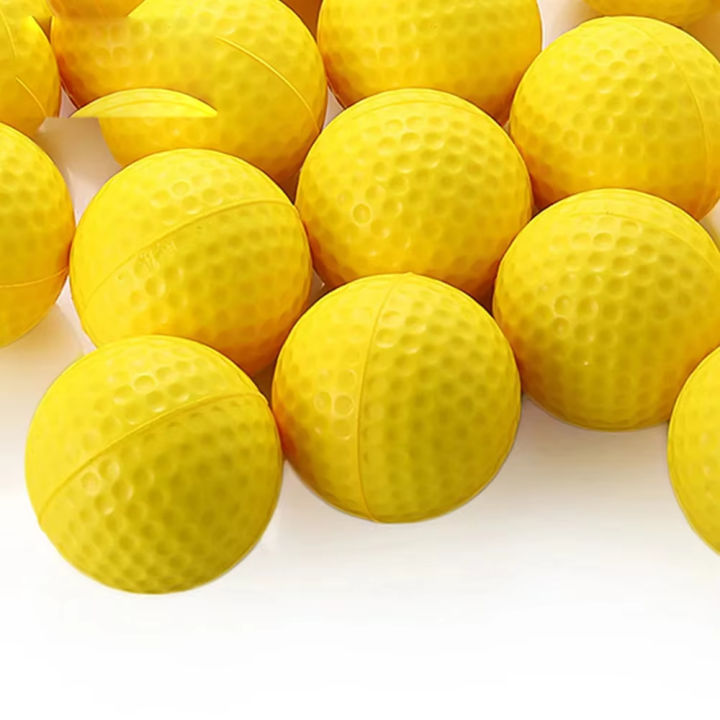 10/15/20Pcs%20Yellow%20PU%20Foam%20Golf%20Balls%20Sponge%20Elastic%20Indoor%20Outdoor%20Practice%20Training%20-%20Image%204