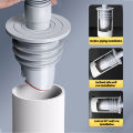 Silicone Bathroom Sewer Seal Ring Kitchen Sink Sewer Pipe Plug Washing Machine Anti-odor Leakage Floor Drain Connector Stopper. 