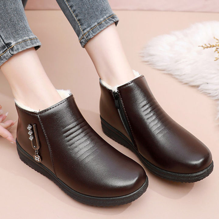 Women's%20Winter%20Warm%20Boot%20Waterproof%20Warm%20Ankle%20Booties%20Rain%20Boots%20for%20Halloween%20Thanksgiving%20Christmas%20Gifts%20-%20Image%202
