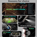Original Men Smartwatch Flashlight Bluetooth Call Fitness Clock IP68 Waterproof Sports Men for Android IOS Smart Watch 2025 New.