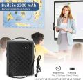 Voice Amplifier for Teachers with Wired Microphone Headset and Waistband, Portable Rechargeable Speaker Megaphone for Classrooms, Speeches, Tour Guide, Meeting, Coaches, Outdoors Indoors. 