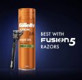 Gillette Fusion 5X Action Shaving Gel With Almond Oil 200 ml. 