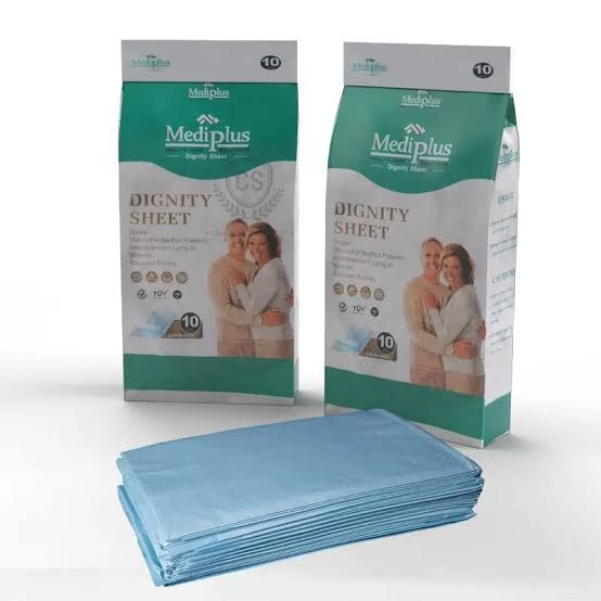 ( Pack Of 2 ) Mediplus  Dignity Sheet Underpad 10Pcs