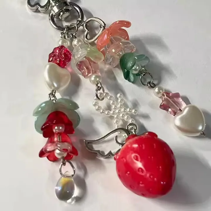 Cute%20Strawberry%20Bow%20Keychain%20Y2K%20Coquettish%20Fairytale%20Lily%20of%20the%20Valley%20Handbag%20Pendant%20Key%20Ring%20Jewelry%20Accessories%20Girls%20%20-%20Image%206