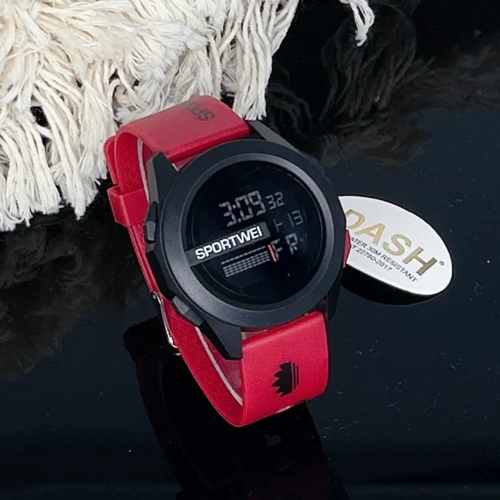 Sportwei%20women's%20digital%20watch%20waterproof%20100%25%20casual%20cute%20resin%20strap%20watch%2040mm%20-%20Image%202