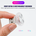 1 Pc RGB Car USB Ambient Light Mini LED Decorative Atmosphere Lamps For Auto Interior Environment Light Computer Light Plug Play.