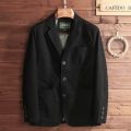 New European Plus Size Men's Jacket Elegant Italian Style Gentleman Business Lapel Loose Casual Slim Fit Three Buttons Blazer. 