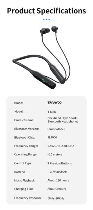 Tranyoo%20T-M28%20Neck%20Mounted%20Sports%20Bluetooth%20Earphones%20-%20Image%207