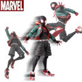 Miles Morales Spider Man Action figures 15cm Multi-Accessories Super Hero Spiderman Movable Statues Model Collectible Ornaments. 
