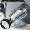 Soap holder Smart | Soap Dispenser | Soap holder for bathroom | Soap dish modern style and space saving | Leaf shape soap holder | self draining bathroom fitting by KYCHEN PLUS. 