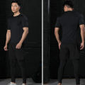 Men's Compression Shirts Summer Short Sleeves Tees T-shirt Gym Workout Fitness Running Tops Undershirts Baselayer Sportswear.