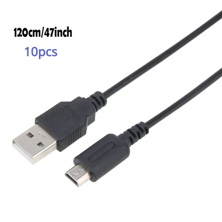 10-Pack%20USB%20Charging%20Cord%20for%20%203DS,%20NDSL,%20NDSi%20&%20DS%20Lite%20-%201.2m%20Black%20Power%20Cable%20Wire%20-%20Image%202