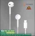 MobileMarkaz Type-C Handsfree Earphones with Dual Drivers | Deep Bass HD Sound Wired Earphones with Mic | Low Latency Gaming & Calling Headset | USB-C Audio Earphones for Smartphones, Tablets & Laptops. 