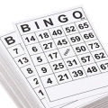 BINGO Game Paper Cards Single 60 Sheets 60 Faces without repeat Single Design Children Entertainment Games. 