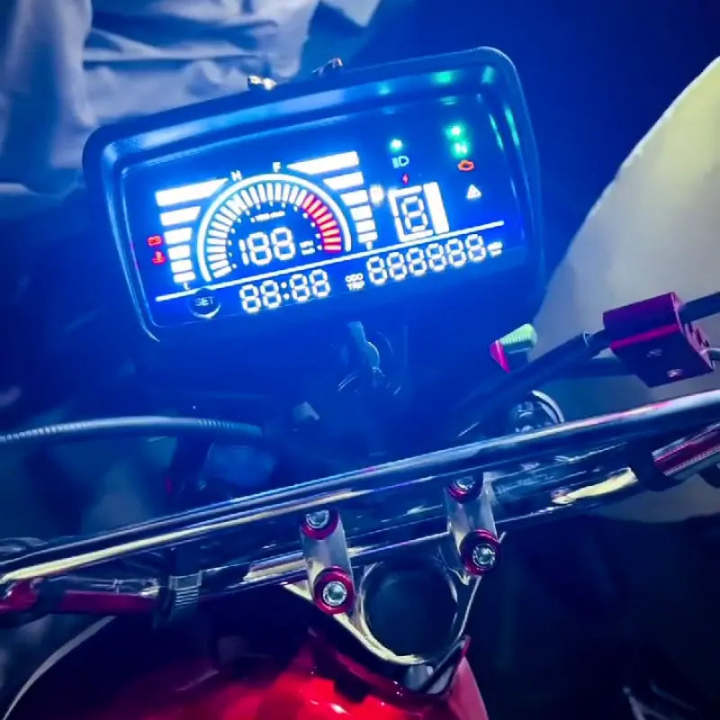 Digital Speedometer for CG125 Motorcycle – Fully Digital Meter | RPM ...