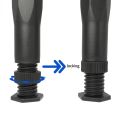 4PCS Adjustable Bed Frame Support Legs, Heavy Duty Furniture Replacement Legs for Bed, Sofa, Desk, Dresser. 