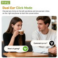 HTC NE48 Slider Headphones Wireless with a Colorful HD Display Touch Control In-Ear Bluetooth Earphones AI Translation Earbuds.