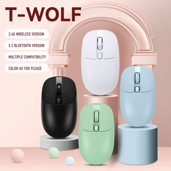 1pc%20Wireless%20Silent%20Mouse%20Bluetooth%202.4G%20Dual%20Mode%20Mute%20Portable%20Mouse%20Optical%20For%20Laptop%20PC%20Game%20Office%20-%20Image%202