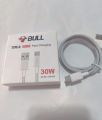 BULL Cable fast charging type C 30 W charging cable -26611. 