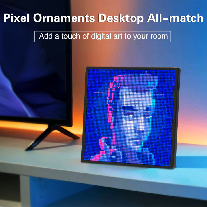 LED Pixel Display, 64x64 Pixel Art DIY Display Screen Matrix Panel RGB ...