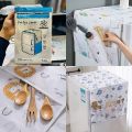 Fridge Cover Waterproof Dustproof Oil-proof Alas Peti Ais Elak Habuk. 