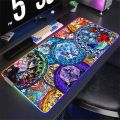 K-Kingdom Hearts For Rgb Mouse Pad Xxl Steelseries Laptop Mat Gaming Mousepad Backlit Keyboard. 