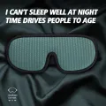 3D Eye Mask Green Breathable Shading Sleeping Hot Sales Eye Mask Adjustable Strap Sleep Mask Padded Travel Rest. 