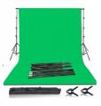 5x10 5x8 feet Green Screen Chroma Key Studio Backdrop in all colours Video Photo Background Removing Sheet non-woven fabric-Professional for Photo Studio. 