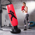 Inflatable Punching Bag for Kids and Adults 63" High Boxing Blow Up Bop Bag Freestanding Punch Bag Gift Set. 