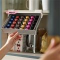M-Coffee Capsule Holder Capsule Coffee Tea Bag Organiser Drawer Organiser No Need To Punch Holes Space-saving Home Storage Box. 
