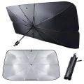 Automobile Windshield Sunshade Upgraded V-Design Car Sun Umbrella Innovative Telescopic Sun Visor For Heat Insulation Shade Prot.
